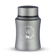 Custom Small Pet Urn for Small Cats - Laser Engraved - Fit up to 10lbs - Powder Coated Stainless Steel Urn