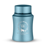 Custom Small Pet Urn for Small Cats - Laser Engraved - Fit up to 10lbs - Powder Coated Stainless Steel Urn
