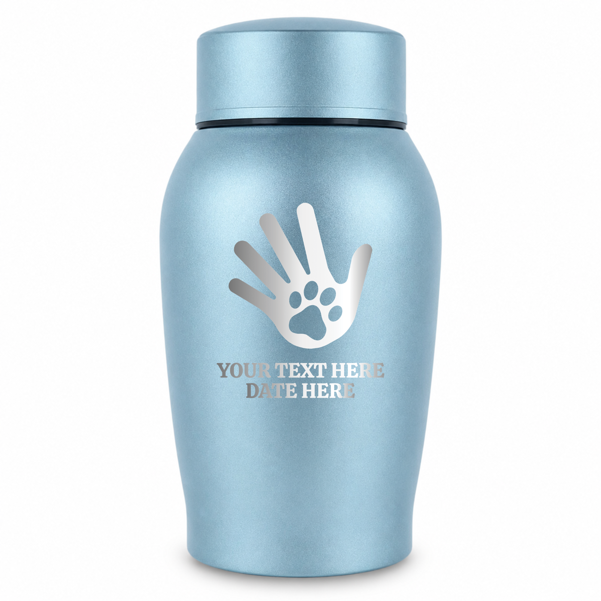 Medium Custom Dog Urn – 50 Cubic Inch – Stainless Steel | Human Bestfriend
