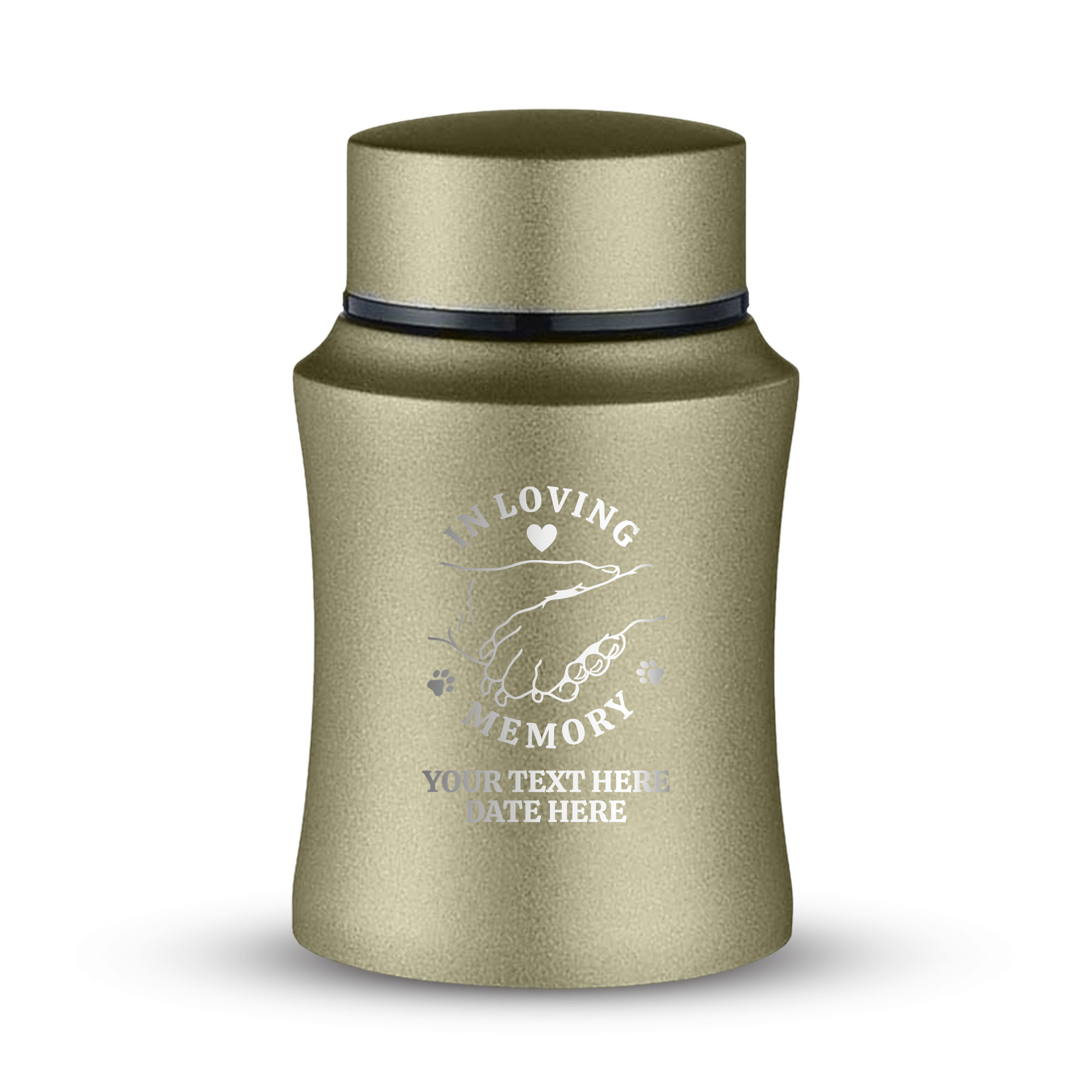 Prestige Pet Cremation Urn – Powder Coated Stainless Steel – 10 lb Capacity | Human Bestfriend