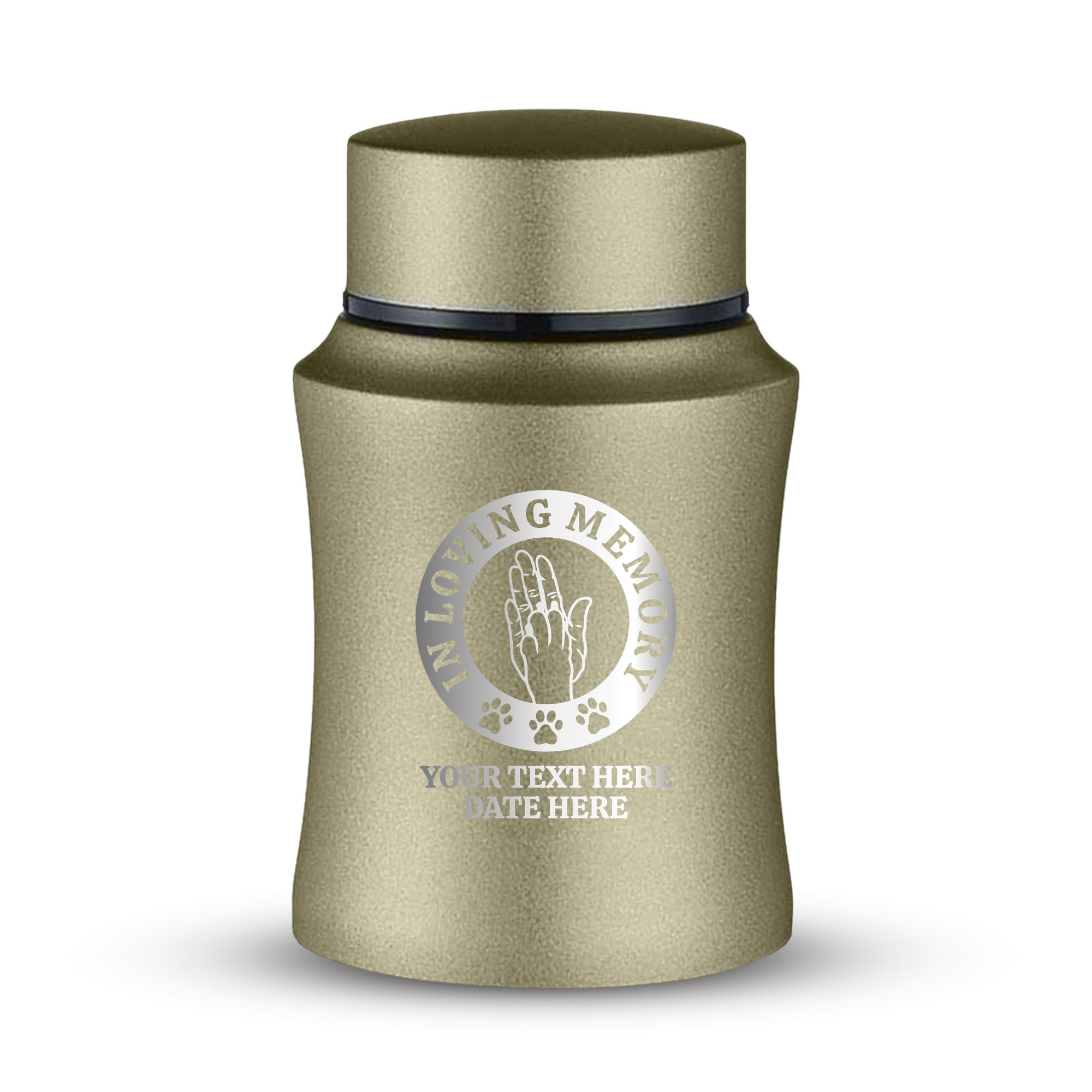 Prestige Pet Cremation Urn – Powder Coated Stainless Steel – 10 lb Capacity | Human Bestfriend