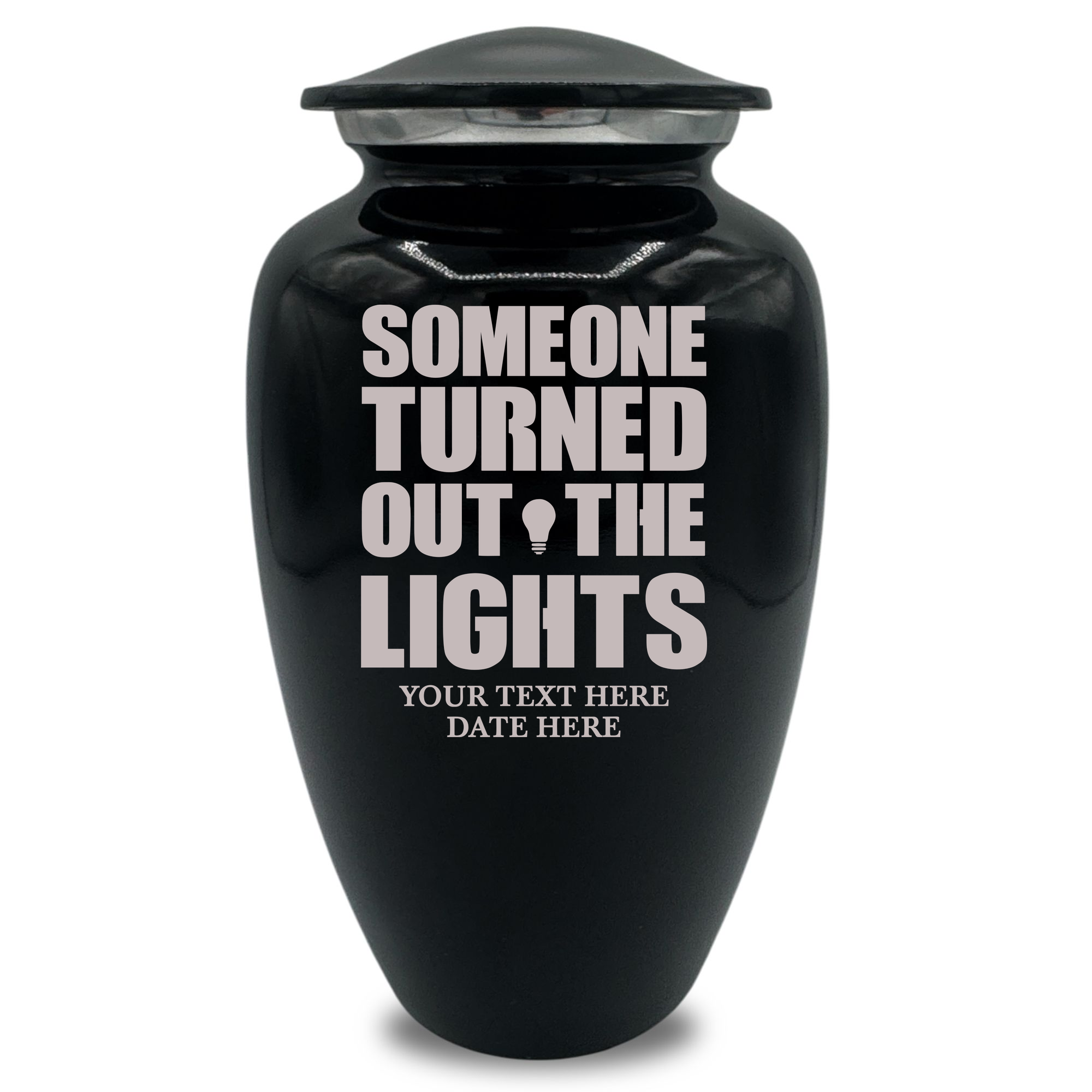 Splendor Human Cremation Urn – 200 Cubic Inch Capacity – Metal | Funny Memorial