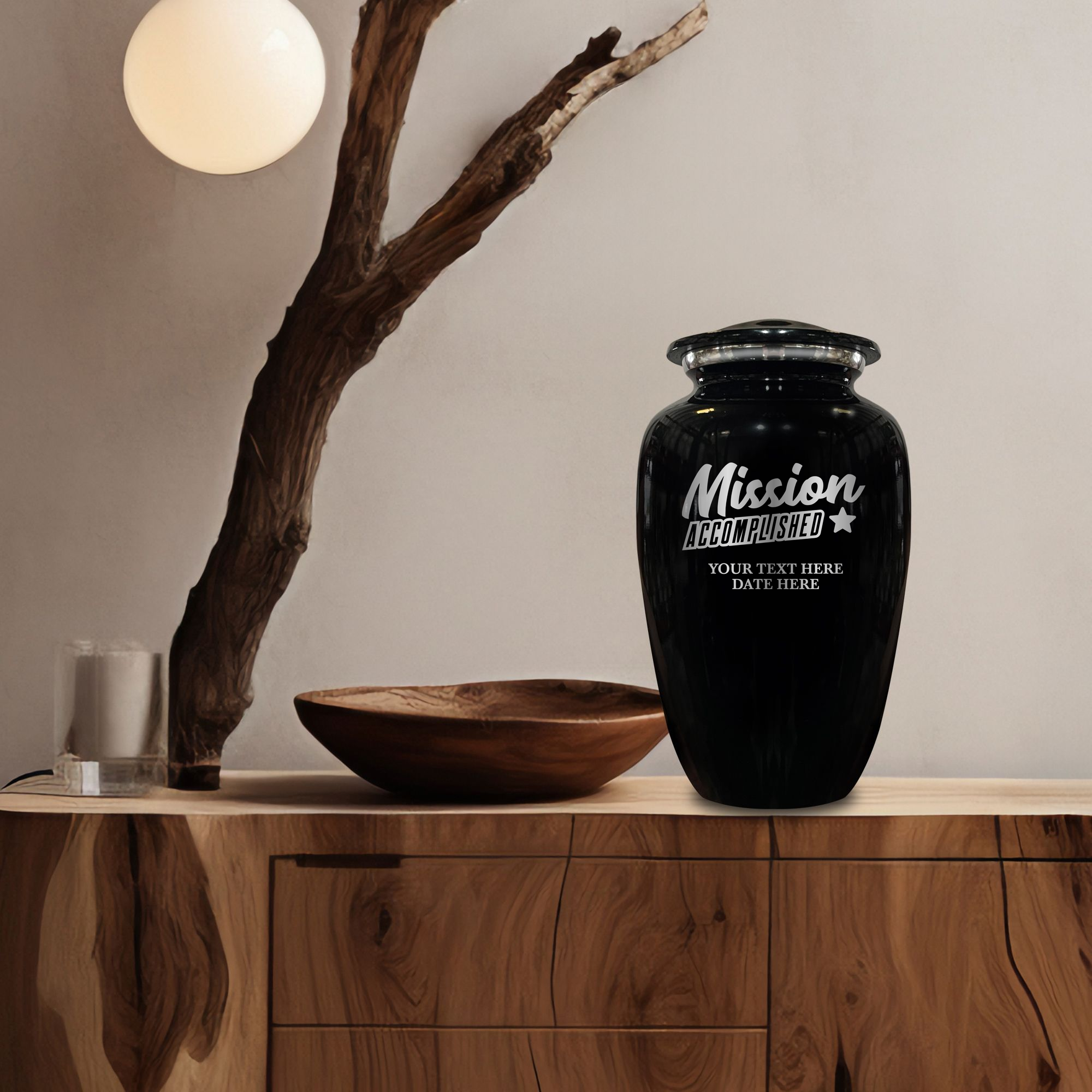 Splendor Human Cremation Urn – 200 Cubic Inch Capacity – Metal | Fantasy Memorial