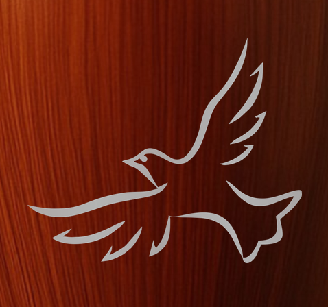 Human Cremation Urn - 200 Cubic Inch - Ingrained Wood Style Finish | Dove Memorial