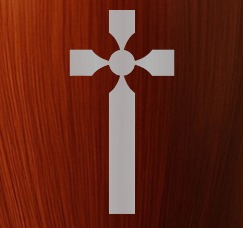 Human Cremation Urn - 200 Cubic Inch - Ingrained Wood Style Finish | Cross Design Collection