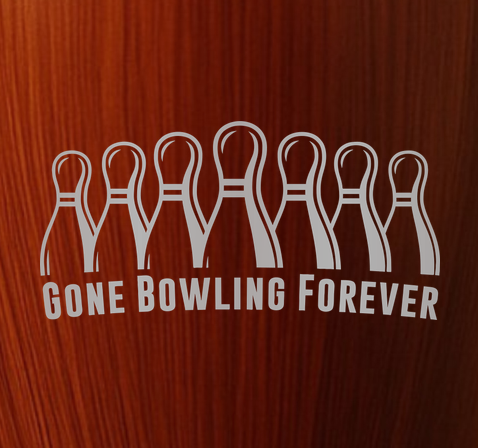 Human Cremation Urn - 200 Cubic Inch - Ingrained Wood Style Finish | Gone Bowling Tribute