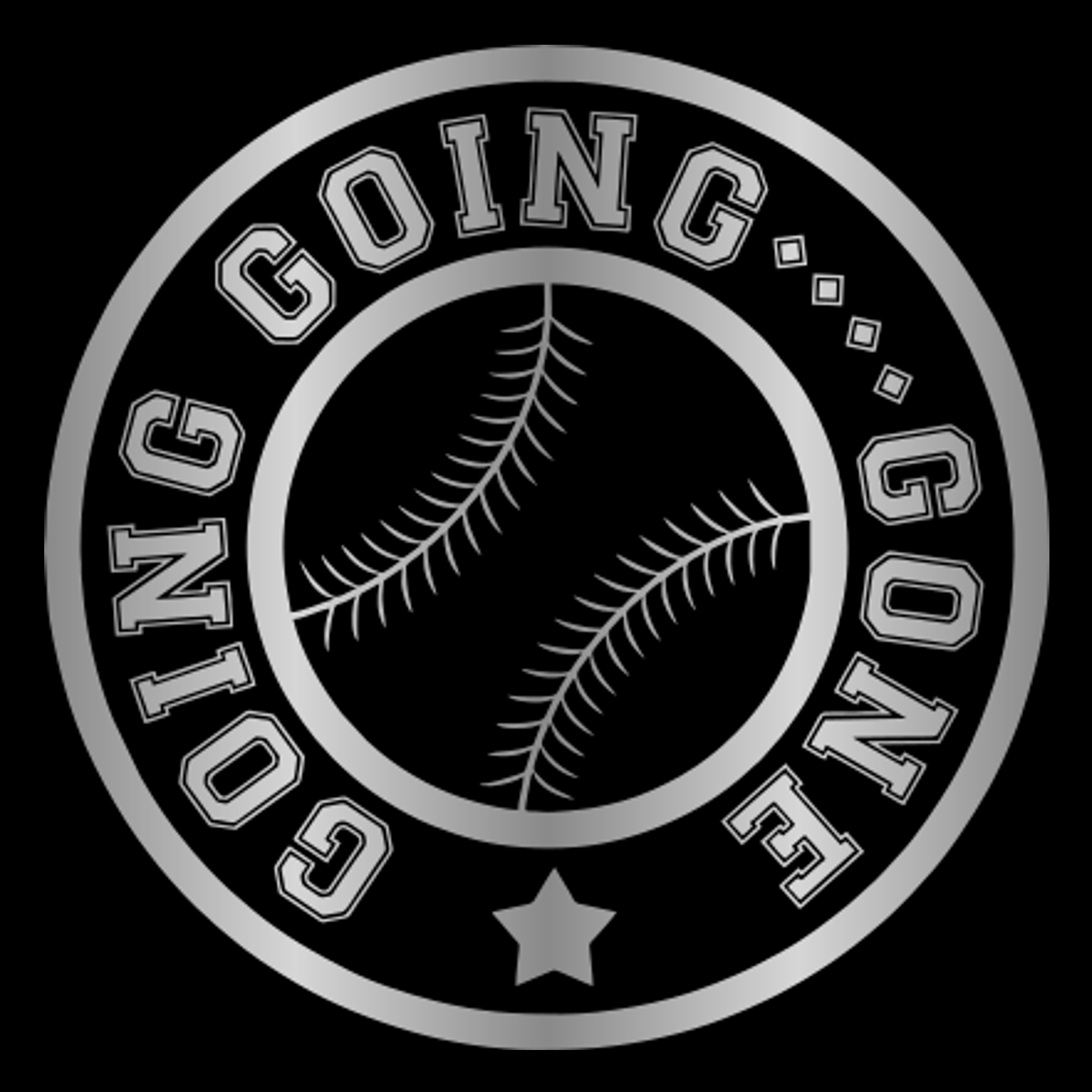 Extra Large Human Cremation Urn - 350 Cubic Inch - Black Spotted Finish with Silver Rim | Funny Baseball Memorial