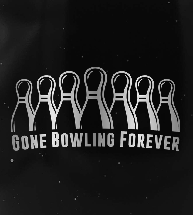 Spotted Black Aluminum with Silver Rim Human Cremation Urn - 200 Cubic Inch | Gone Bowling Tribute
