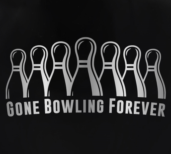 Polished Aluminum with Silver Rim Human Cremation Urn - 200 Cubic Inch | Gone Bowling Tribute