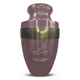 Elite Human Cremation Urn – 200 Cubic Inch – Aluminum with Gold Inlay | Dove Memorial