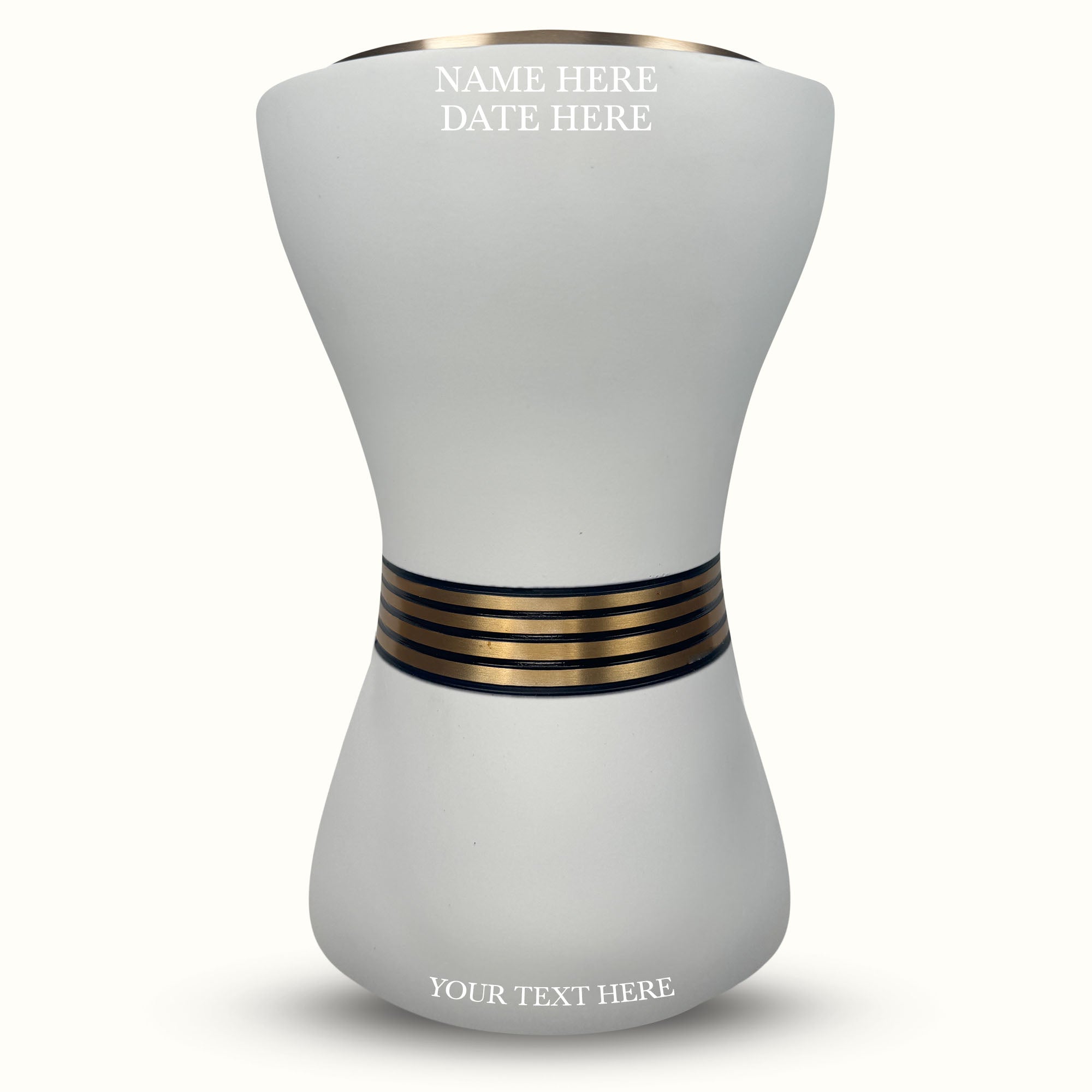 Custom Adult Cremation Urn for Human Ashes - Eternal Collection - Laser Engraved Memorial Urn - Matte Painted Finish - 200 Cubic Inch