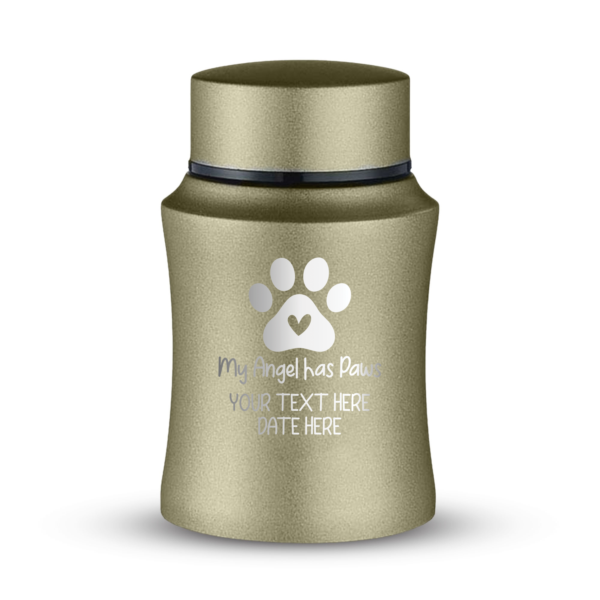 Prestige Cat Cremation Urn – Powder Coated Stainless Steel – 10 lb Capacity | Classic Cat Memorial