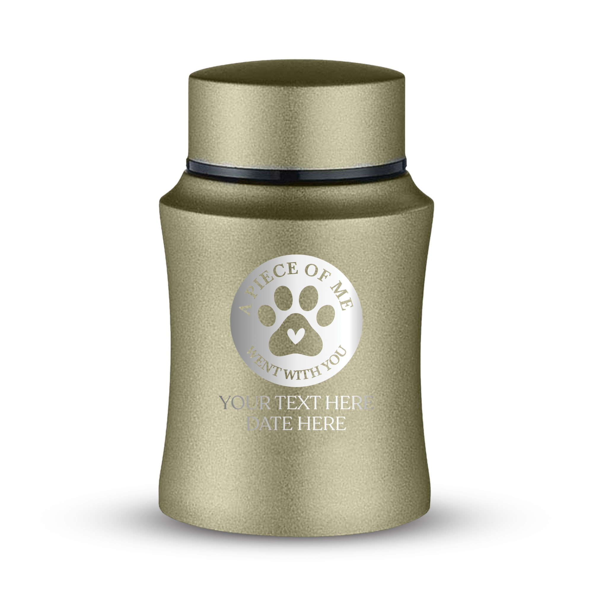 Prestige Cat Cremation Urn – Powder Coated Stainless Steel – 10 lb Capacity | Classic Cat Memorial