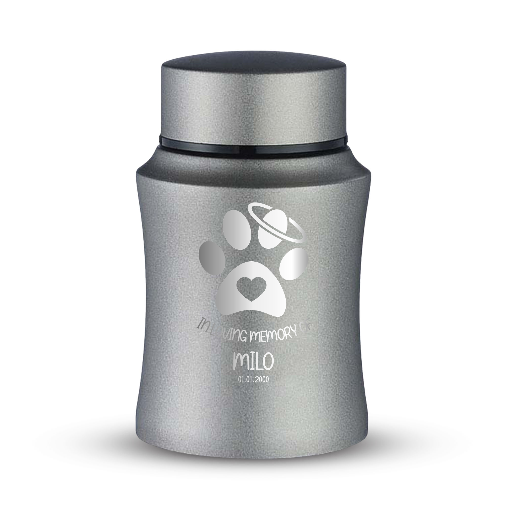 Prestige Cat Cremation Urn – Powder Coated Stainless Steel – 10 lb Capacity | Classic Cat Memorial