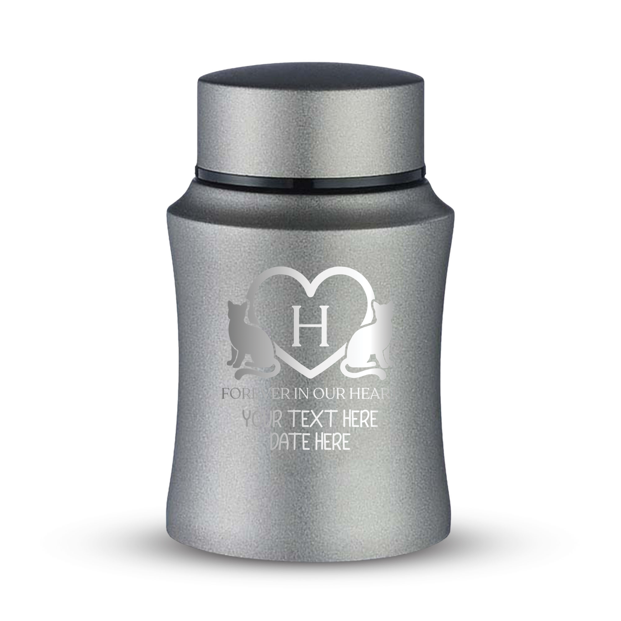 Prestige Cat Cremation Urn – Powder Coated Stainless Steel – 10 lb Capacity | Cat Memorial