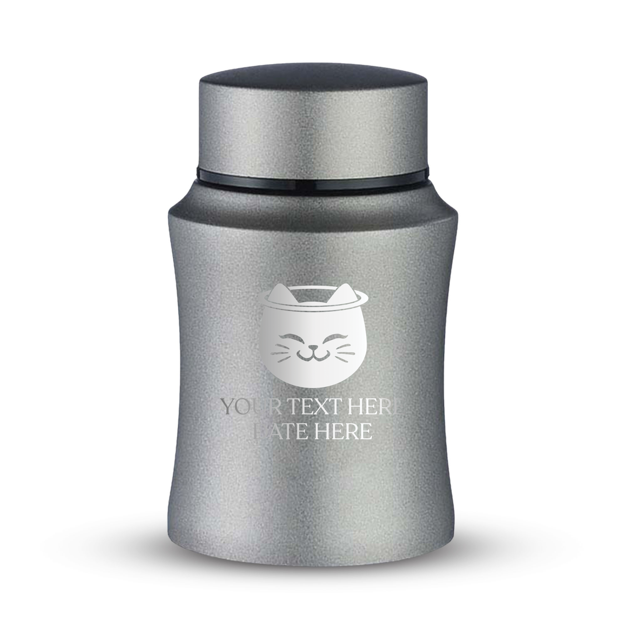 Prestige Cat Cremation Urn – Powder Coated Stainless Steel – 10 lb Capacity | Classic Cat Memorial
