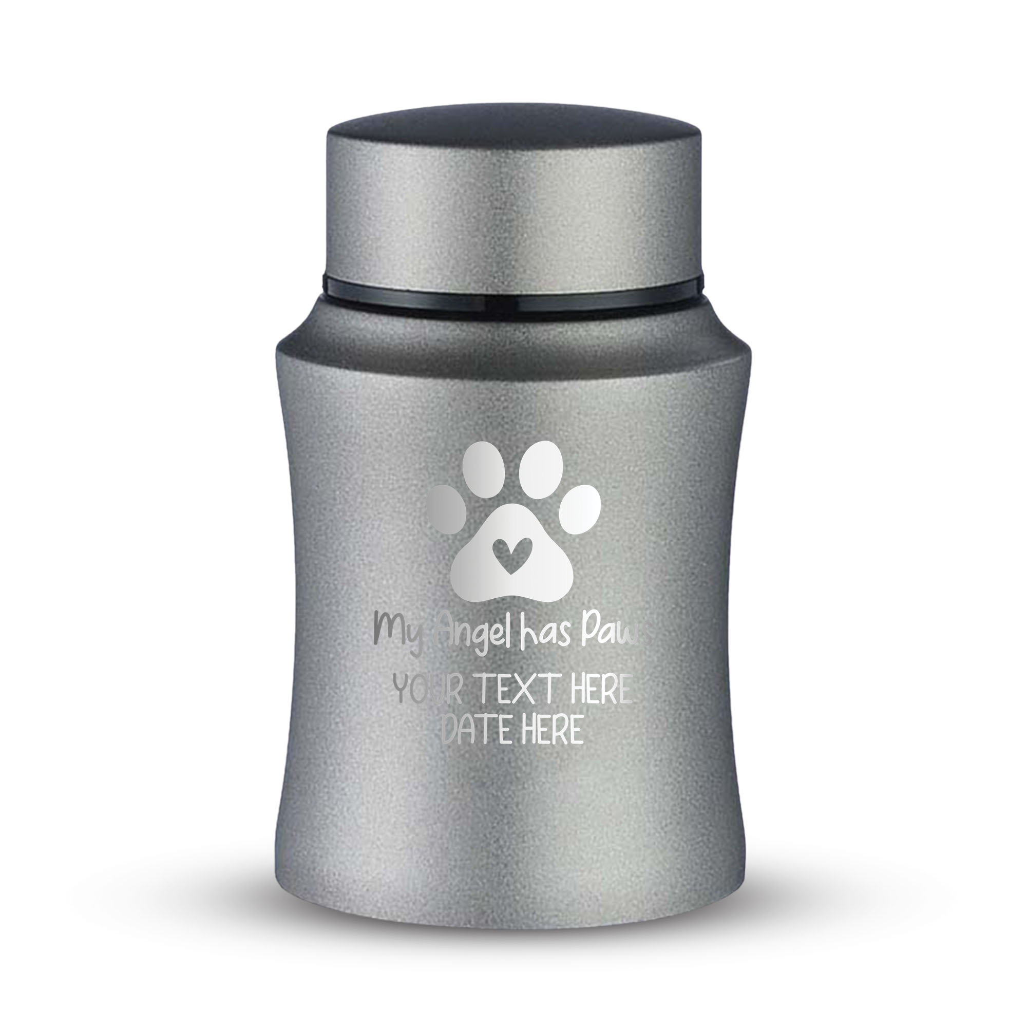 Prestige Cat Cremation Urn – Powder Coated Stainless Steel – 10 lb Capacity | Classic Cat Memorial