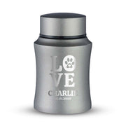 Custom Small Pet Urn for Small Dogs - Laser Engraved - Fit up to 10lbs - Powder Coated Stainless Steel Urn