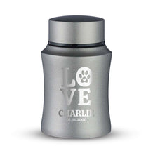 Gray / Love Print