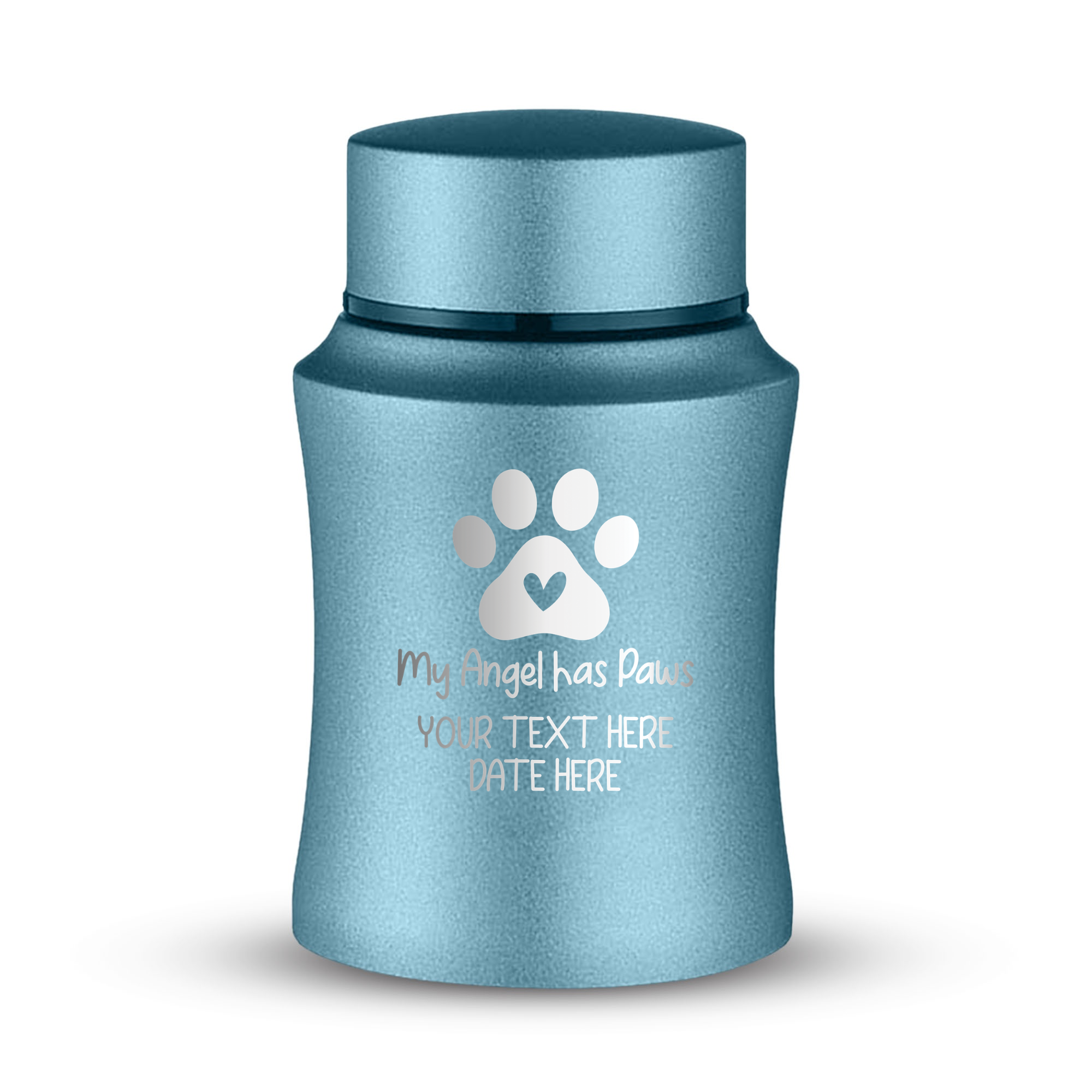 Prestige Cat Cremation Urn – Powder Coated Stainless Steel – 10 lb Capacity | Classic Cat Memorial