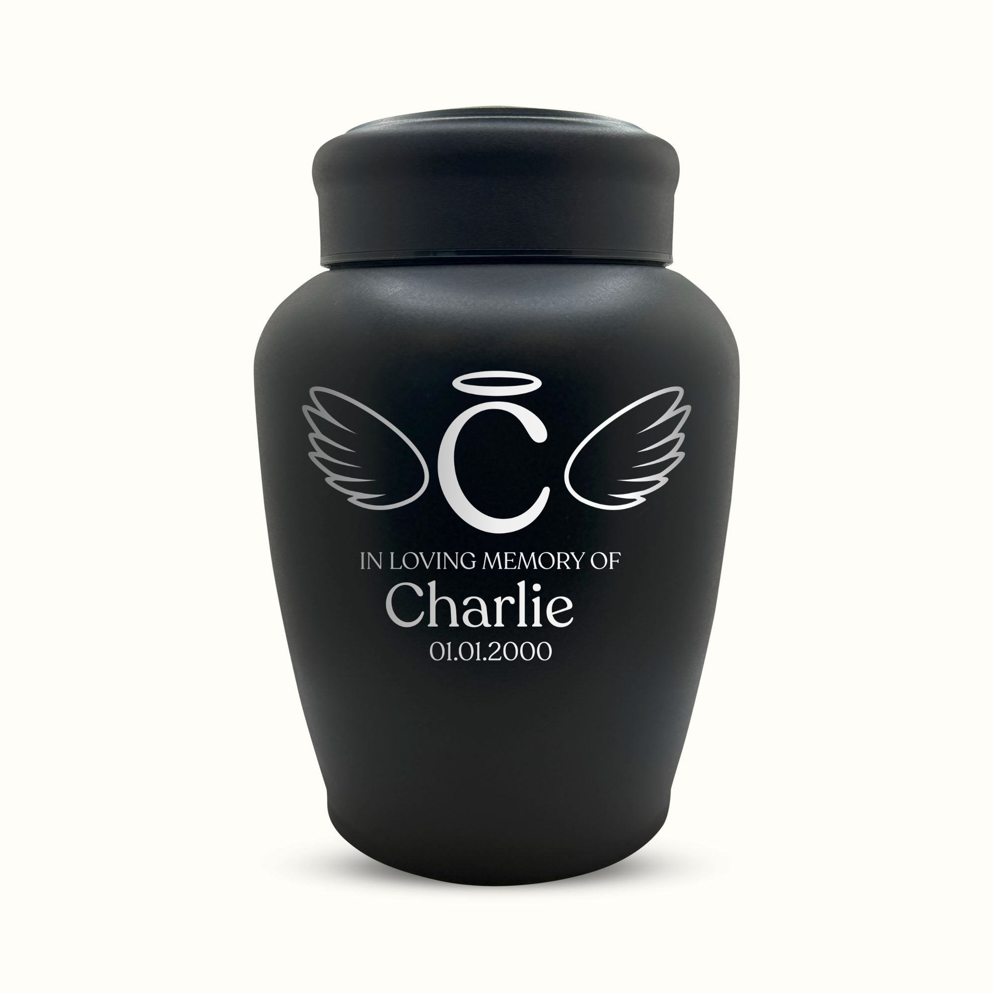 Cremation Urn for Ashes Cremains Metal Cat Urn for Larger Breeds, 150 Cubic Inch | Cat Memorial