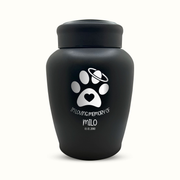 Cremation Urn for Ashes Cremains Metal Cat Urn for Larger Breeds, 150 Cubic Inch | Classic Cat Memorial