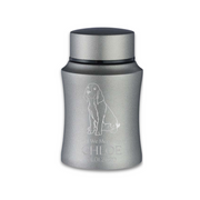 Custom Small Arc Pet Urn with Photo - Stainless Steel Urn - Powder Coated Finish - Cubic Inch