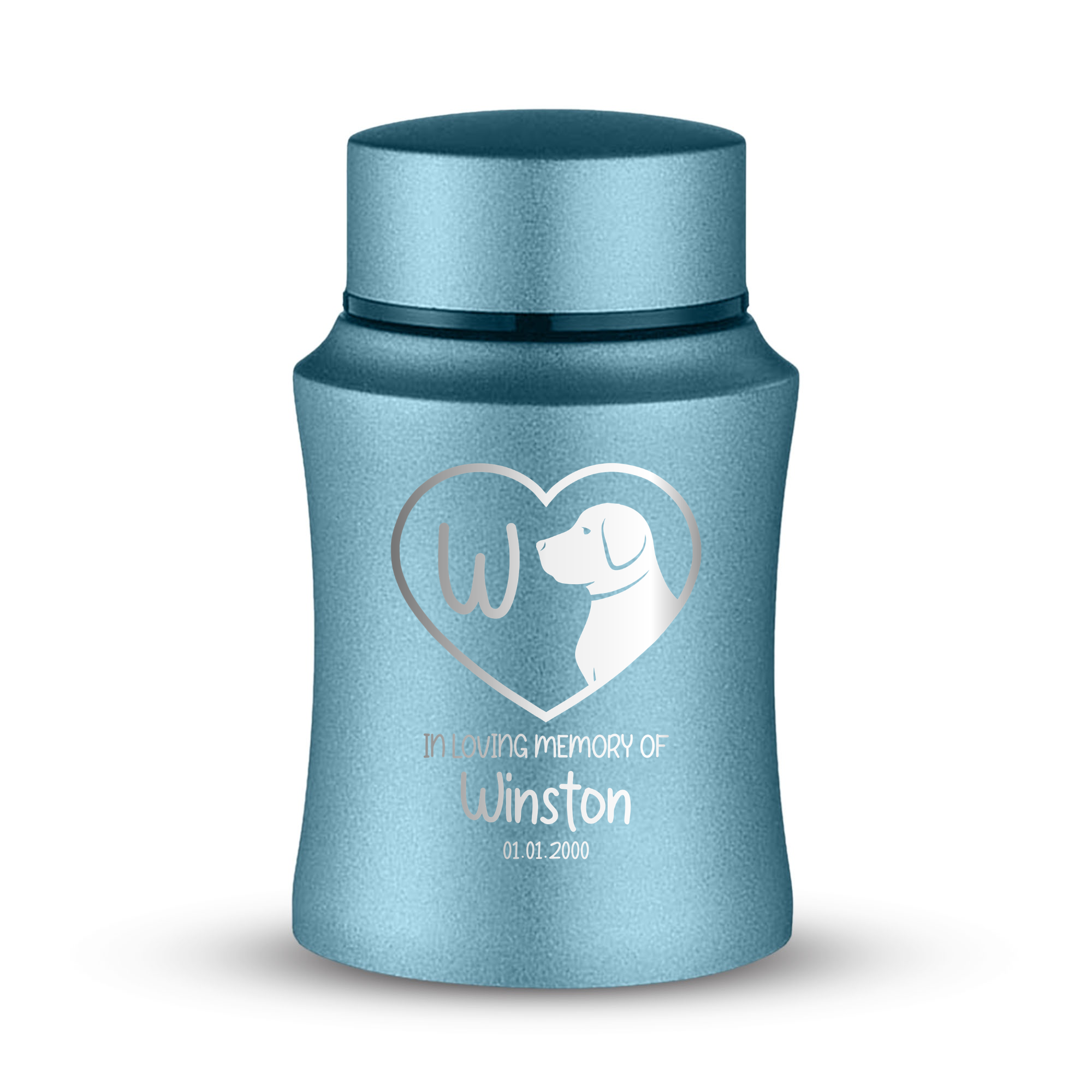 Prestige Pet Cremation Urn – Powder Coated Stainless Steel – 10 lb Capacity | Forever Collection