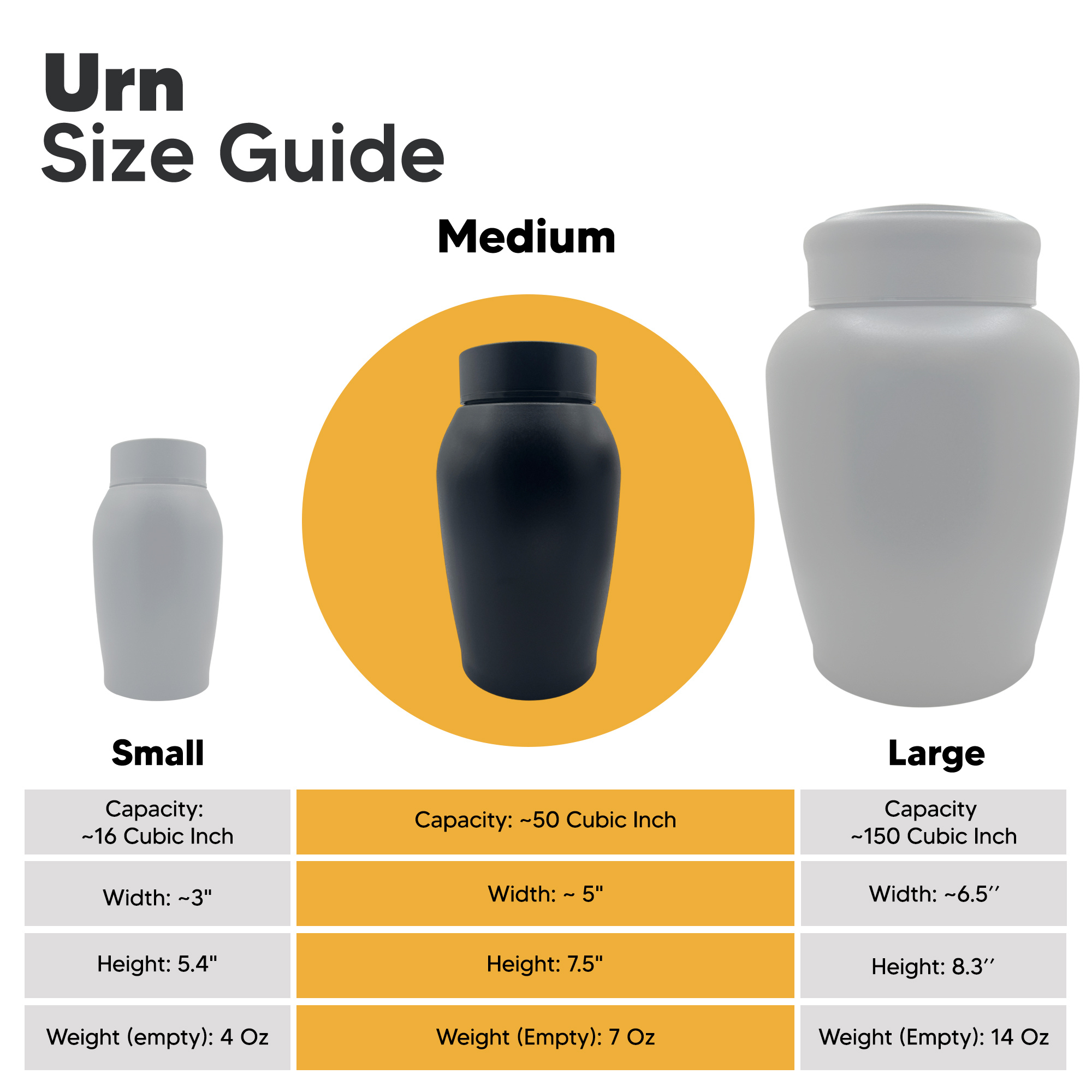 Medium Custom Pet Urn – 50 Cubic Inch – Stainless Steel | Custom Photo