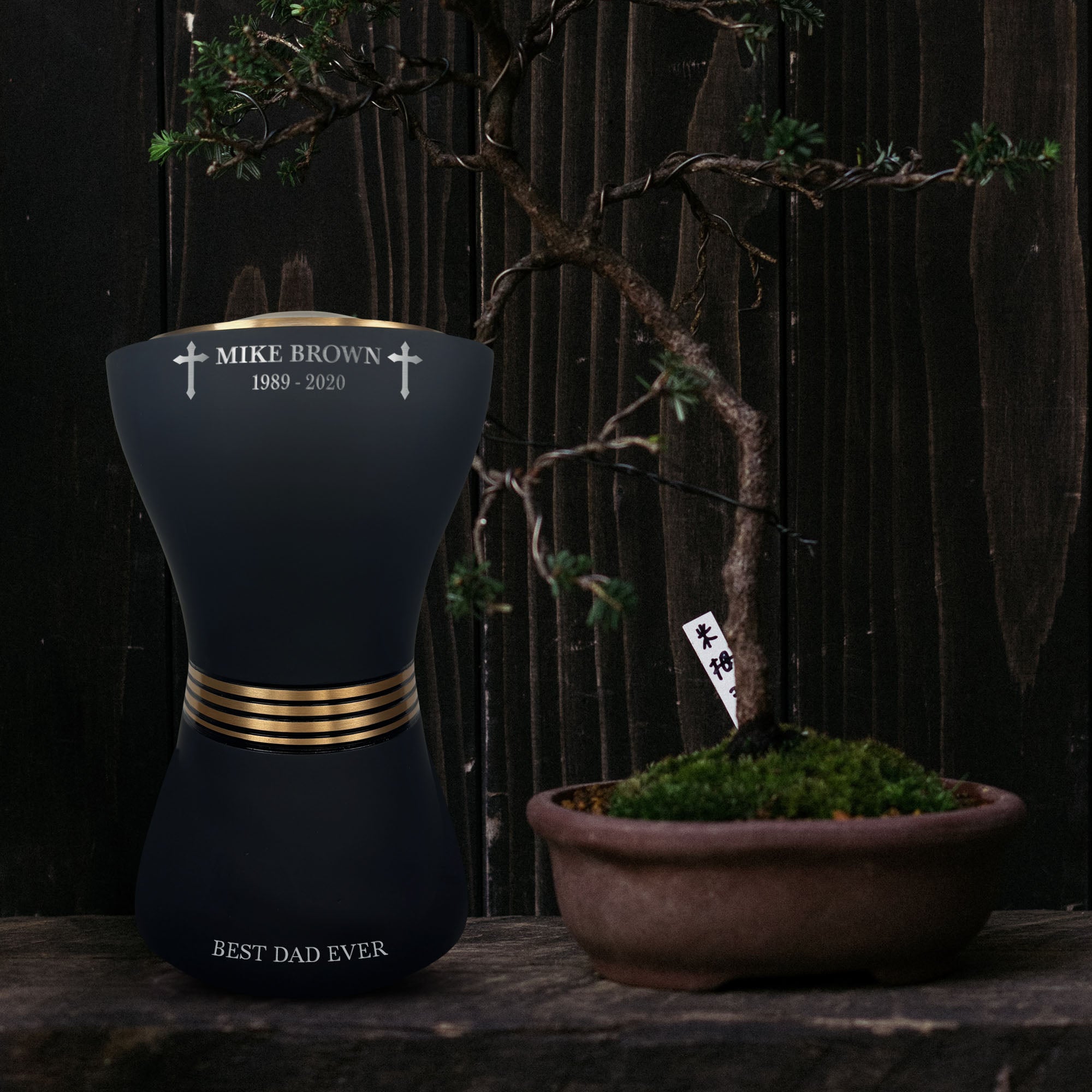 Custom Aluminum Human Urn - Eternal Collection - Matte Painted Finish - 200 Cubic Inch