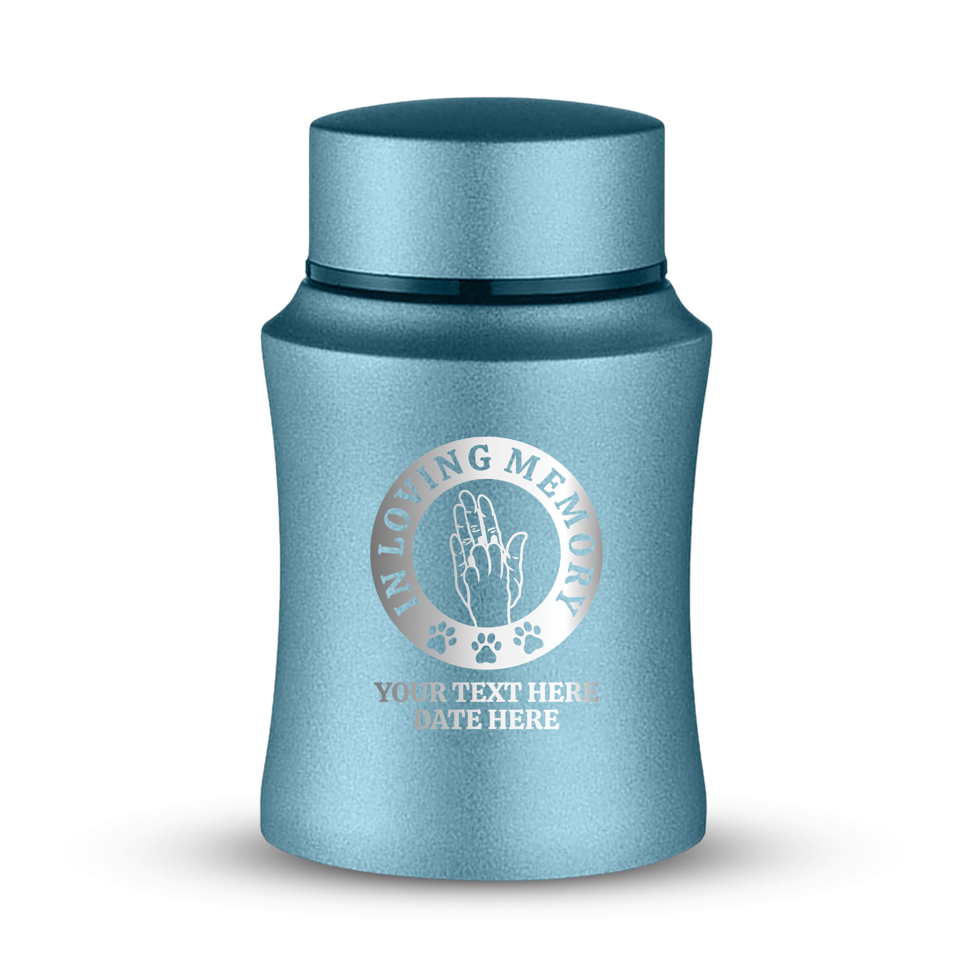 Prestige Pet Cremation Urn – Powder Coated Stainless Steel – 10 lb Capacity | Human Bestfriend
