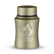 Prestige Pet Cremation Urn – Powder Coated Stainless Steel – 10 lb Capacity | Dog Breed