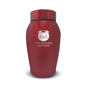 Custom Stainless Steel Cat Urn - Stainless Steel - Powder Coated Finish - 25 Cubic Inch