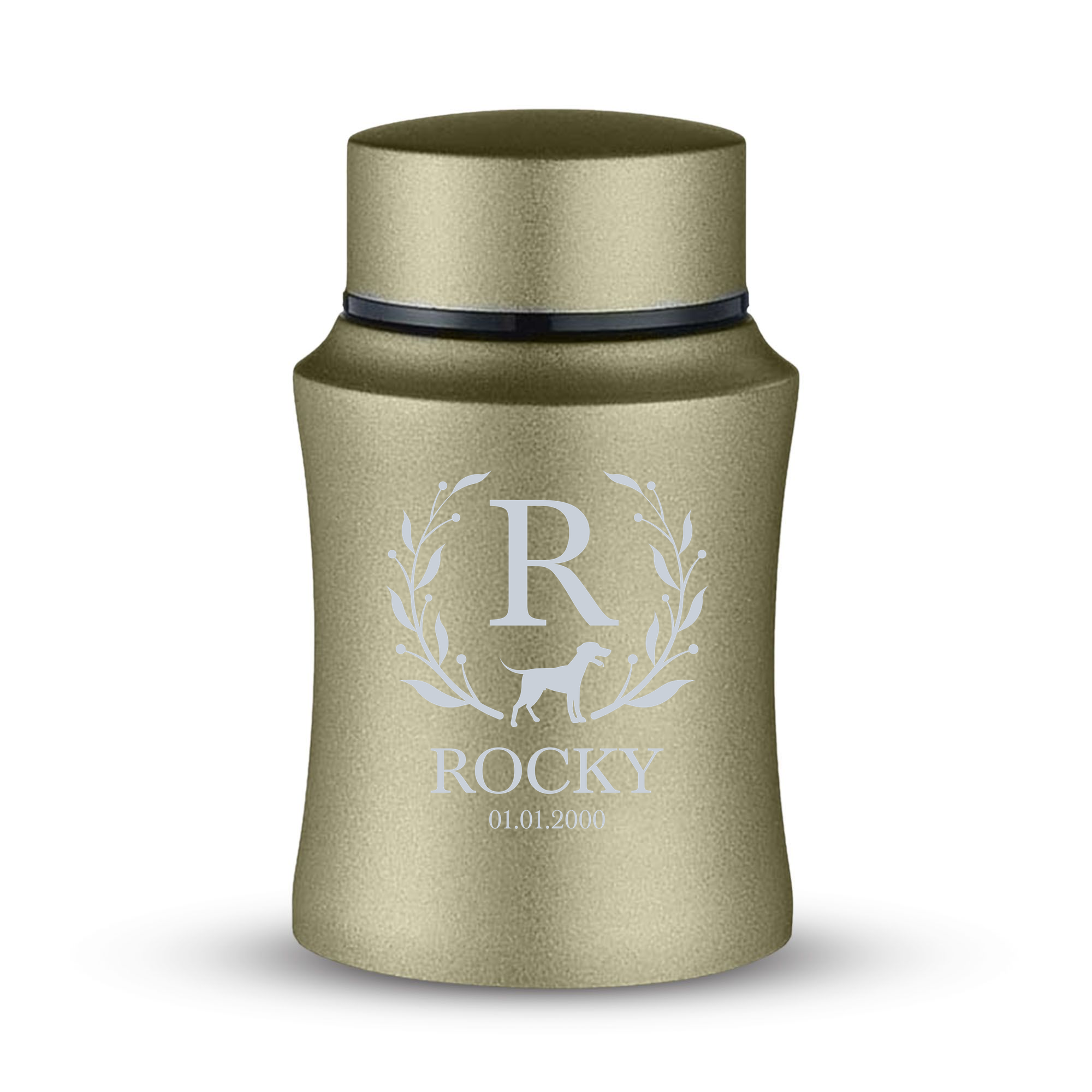 Prestige Pet Cremation Urn – Powder Coated Stainless Steel – 10 lb Capacity | Memories Collection