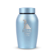Custom Pet Urn for Dogs - Laser Engraved Stainless Steel Urn - Up to 50lbs of Ashes