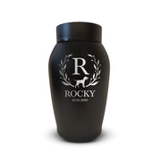 Custom Pet Urn for Dogs - Laser Engraved Stainless Steel Urn - Up to 50lbs of Ashes