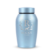 Custom Pet Urn for Dogs - Laser Engraved Stainless Steel Urn - Up to 50lbs of Ashes
