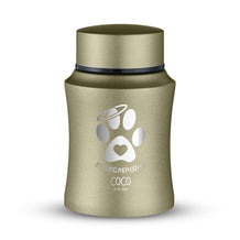 Washed Gold / Paw Heart and Halo