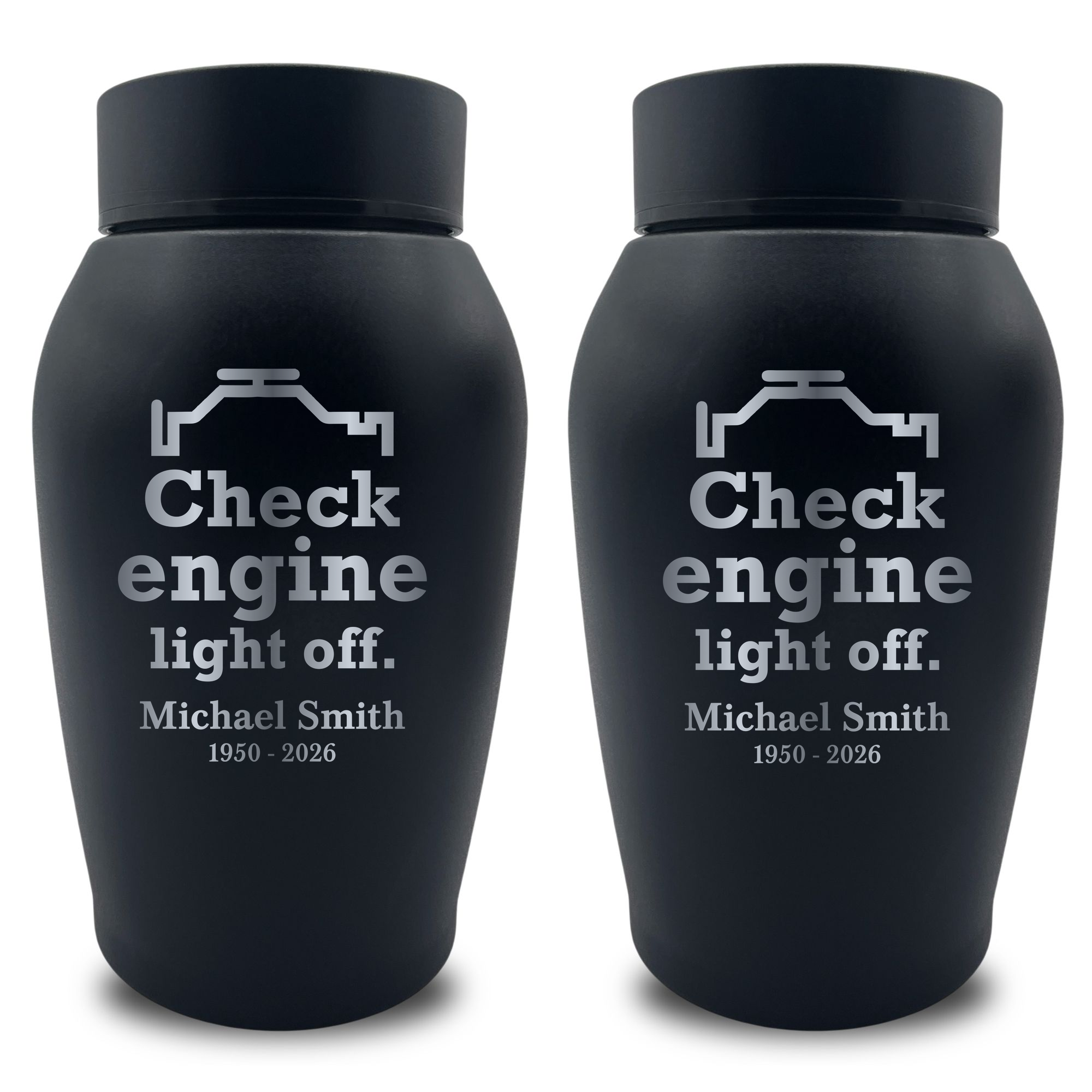 Small Human Cremation Urn for Ashes | Sharing Urn, 50 Cubic Inch | Car Mechanic Collection 2