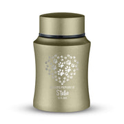 Custom Small Pet Urn for Small Dogs - Laser Engraved - Fit up to 10lbs - Powder Coated Stainless Steel Urn