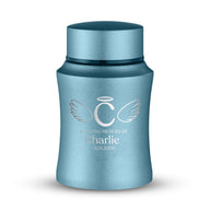 Powder Blue / Cat - Letters with Angel Wings and Halo