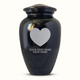 Polished Extra Large Human Cremation Urn – 350 Cubic Inch – Engraved Aluminum | Traditional Memorial