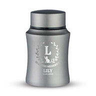 Gray / Cat - Monogram with Arch Leaves Border