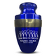 Elite Human Cremation Urn - 200 Cubic Inch - Aluminum with Gold Inlay | Gone Bowling Tribute