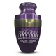 Elite Human Cremation Urn - 200 Cubic Inch - Aluminum with Gold Inlay | Gone Bowling Tribute