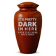 Human Cremation Urn - 200 Cubic Inch - Ingrained Wood Style Finish | Just Funny Memorial