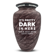 Custom Human Urns - Soft Whisper Collection - Just Funny Design - Distressed Finish - 200 Cubic Inch