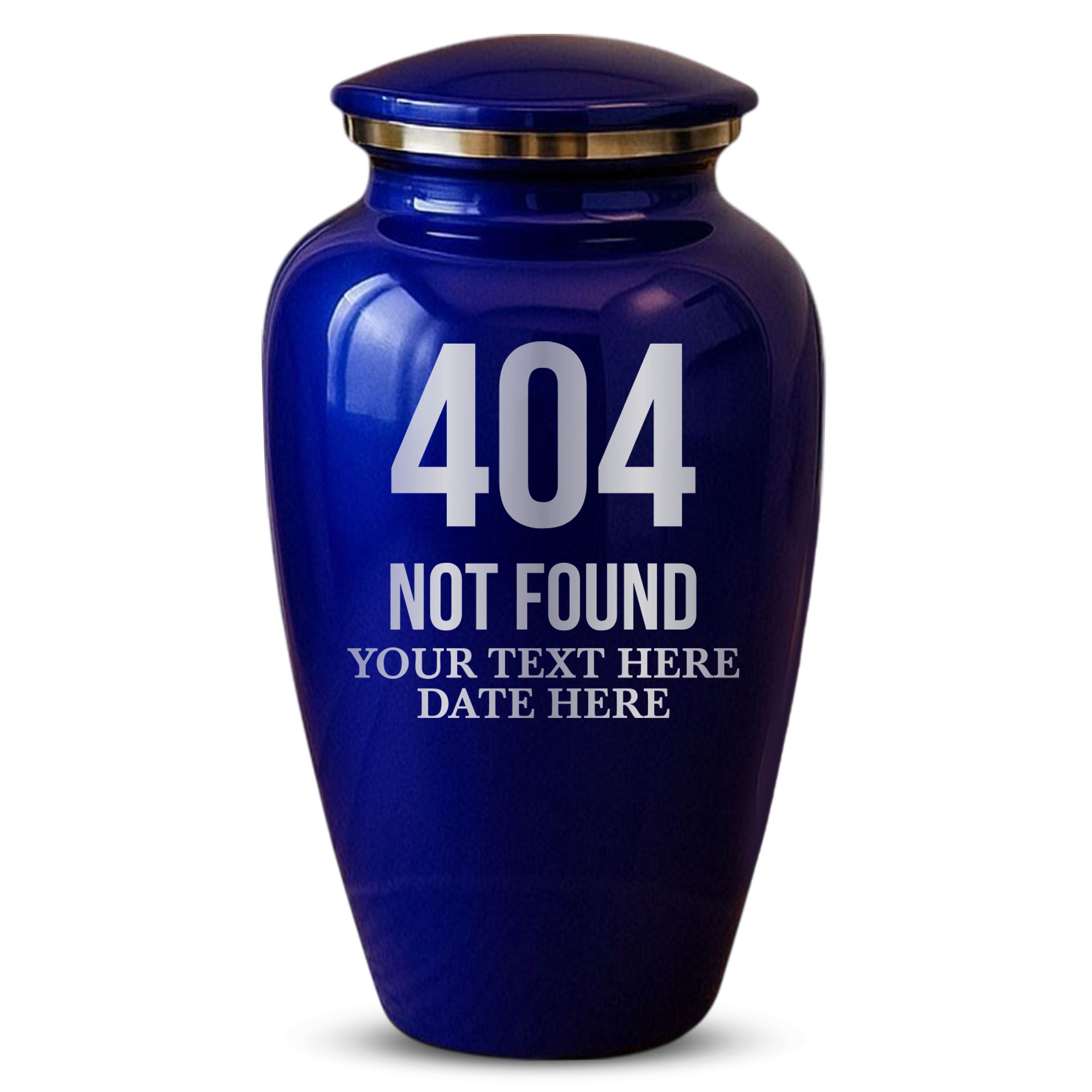 Splendor Human Cremation Urn – 200 Cubic Inch Capacity – Metal | Tech Humor