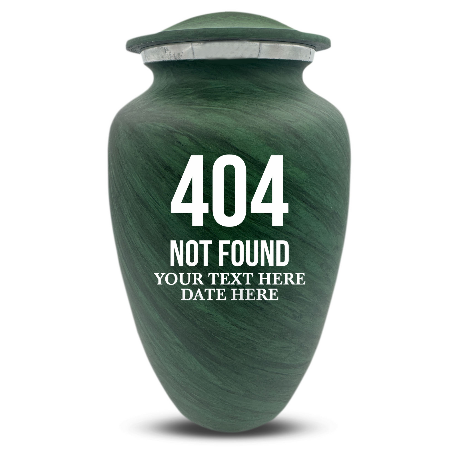 Custom Human Urns - Soft Whisper Collection - Funny Tech Design - Distressed Finish - 200 Cubic Inch