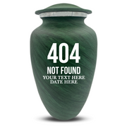 Custom Human Urns - Soft Whisper Collection - Funny Tech Design - Distressed Finish - 200 Cubic Inch